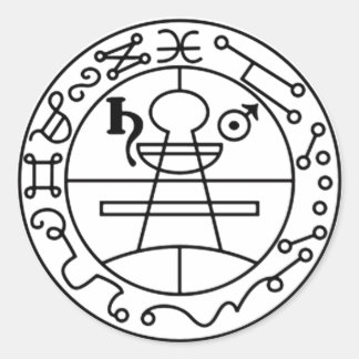 Adesivo Selo de Salomão Goétia Ronde Sticker