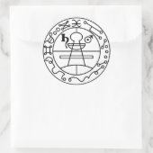 Adesivo Selo de Salomão Goétia Ronde Sticker (Tas)