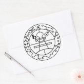 Adesivo Selo de Salomão Goétia Ronde Sticker (Envelop)