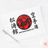 Adesivo Shotokan Karate-do Rechthoekige Sticker (Envelop)