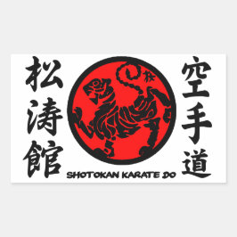 Adesivo Shotokan Karate-do Rechthoekige Sticker