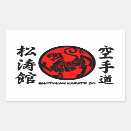 Adesivo Shotokan Karate-do Rechthoekige Sticker