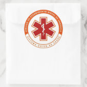 Adesivo símbolo SAMU 192 Ronde Sticker (Tas)