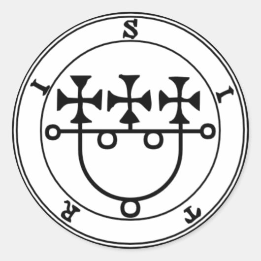 Adesivo Sitri Goétia Ronde Sticker (Voorkant)