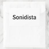 Adesivo Sonidista Rechthoekige Sticker (Tas)