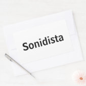 Adesivo Sonidista Rechthoekige Sticker (Envelop)