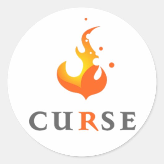 Adesivo - Team Curse Ronde Sticker (Voorkant)