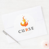 Adesivo - Team Curse Ronde Sticker (Envelop)