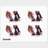 Adesivo the king of fighters rechthoekige sticker (Vel)
