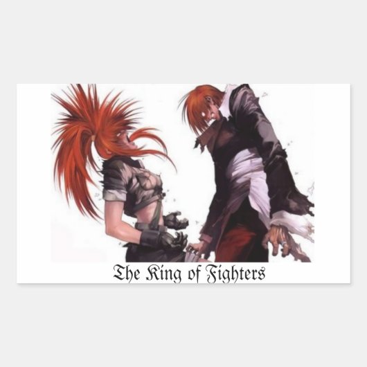 Adesivo the king of fighters rechthoekige sticker (Voorkant)