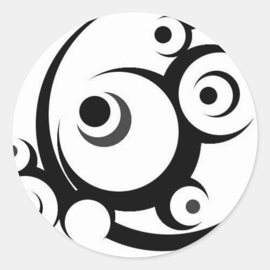 Adesivo Tribal Ronde Sticker (Voorkant)