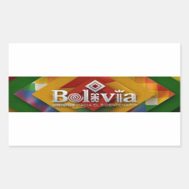 Adesivo unidos hacia el bicentenario rechthoekige sticker