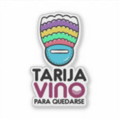 Adesivo vino para quedarse sticker (Voorkant)
