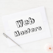 Adesivo WebMasters Rechthoekige Sticker (Envelop)
