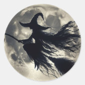 adesivos bruxas ronde sticker (Voorkant)