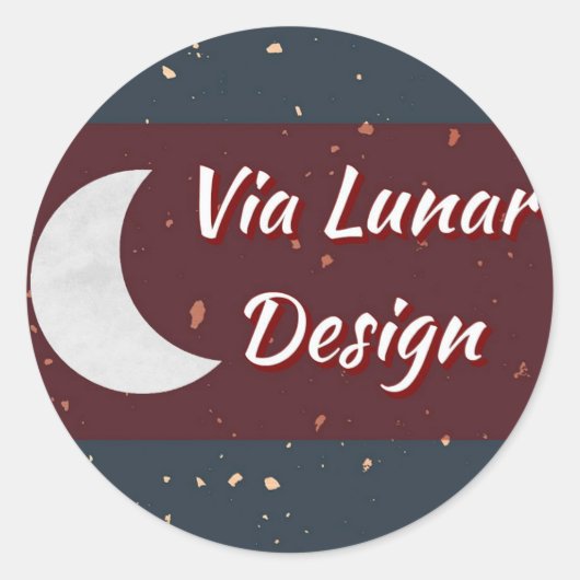 Adesivos com seu logotipo ronde sticker (Voorkant)