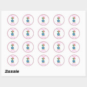 Adesivos para latinhas bebê ronde sticker (Vel)