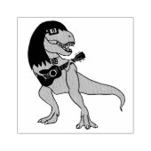 ADH T-Rex gitaar Rubberstempel (Afrduk)