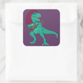 ADH T-Rex Vierkante Sticker (Tas)