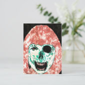 ADH Zombie Waterverf Briefkaart (Staand voorkant)