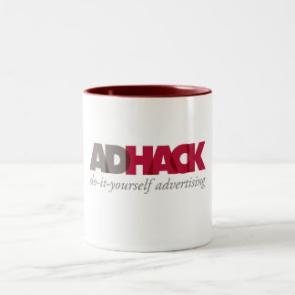AdHack Logo Coffee-Mok Tweekleurige Koffiemok