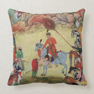 Adham Khan geeft een eerbetoon aan Akbar in Sarang Kussen