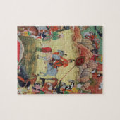 Adham Khan geeft een eerbetoon aan Akbar in Sarang Legpuzzel (Horizontaal)