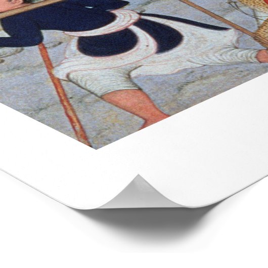 Adham Khan paying homage to Akbar at Sarangpur, Ce Poster (Hoek)