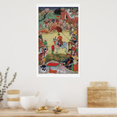 Adham Khan paying homage to Akbar at Sarangpur, Ce Poster (Keuken)