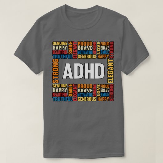 ADHD7 T-SHIRT (Design voorkant)
