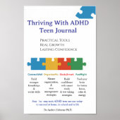 ADHD  2] Use this one ***FRONT COVER  TEEN JOURNAL Poster (Voorkant)