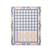 ADHD ADD Girl's Weeklijst voor vrouwen Notitieblok (Linkerzijde)