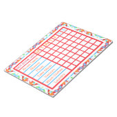 ADHD ADD Girl's Weeklijst voor vrouwen Notitieblok (Schuin)