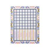 ADHD ADD Girl's Weeklijst voor vrouwen Notitieblok (Linkerzijde)