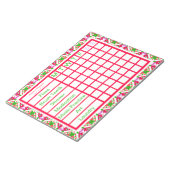 ADHD ADD Girl's Weeklijst voor vrouwen Notitieblok (Schuin)