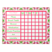 ADHD ADD Girl's Weeklijst voor vrouwen Notitieblok (Voorkant)