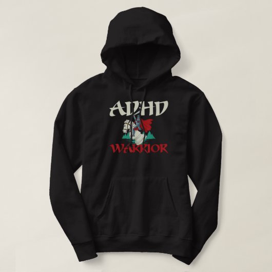 ADHD ADHD Warrior Hoodie (Design voorkant)