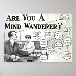 ADHD-Adverteren Poster Vintage advertentie