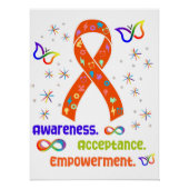 ADHD Advocacy Ribbon Perfect Poster (Voorkant)