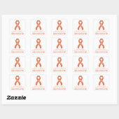 ADHD Advocate White Square Sticker (Vel)