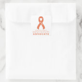 ADHD Advocate White Square Sticker (Tas)