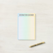 ADHD Afleidingsvanger Studie Brain Dump Post-it® Notes (Op bureau)