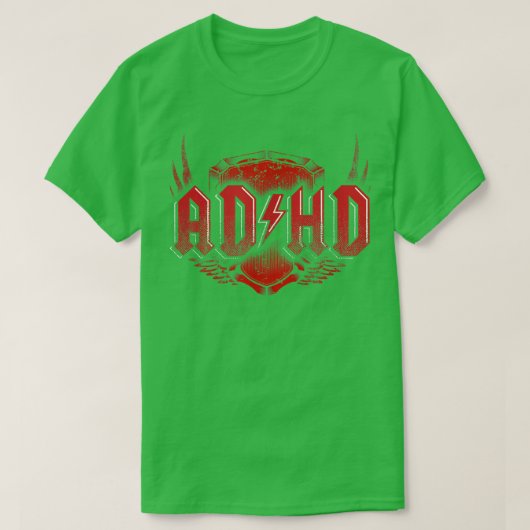 ADHD Attention Deficit Hyperactivity Disorder Funn T-shirt (Design voorkant)