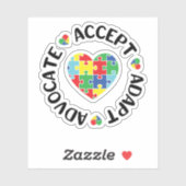 ADHD, Autisme aba, Geestelijke gezondheid, maatsch Sticker (Vel)