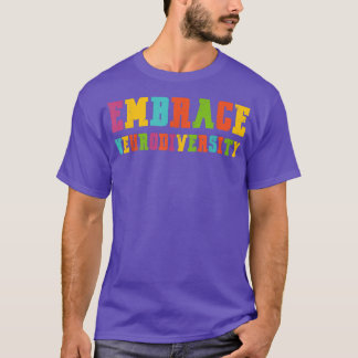 ADHD Autisme ASD Embrace Neurodiversity 124 T-shirt