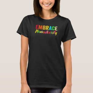 ADHD Autisme ASD Omhelzen Neurodiversiteit T-shirt