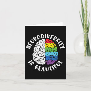 ADHD Autisme Bewustzijn Neurodiversiteit is mooi Kaart
