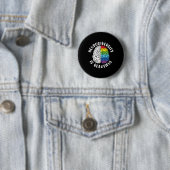 ADHD Autisme Bewustzijn Neurodiversiteit is mooi Ronde Button 5,7 Cm (In situ)