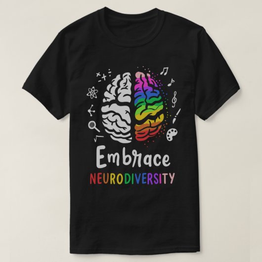 ADHD Autisme Spectrum Omhelzen Neurodiversiteit T-shirt (Design voorkant)