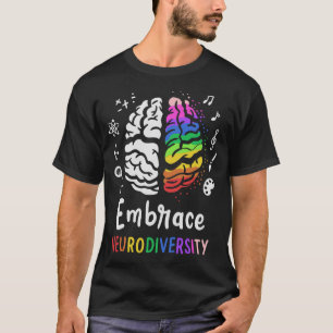 ADHD Autisme Spectrum Omhelzen Neurodiversiteit T-shirt